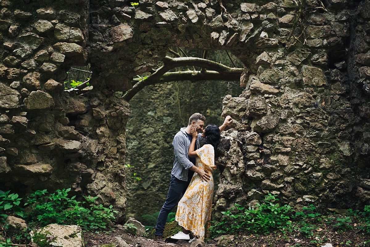 Inside the old mill during this Amalfi Coast Engagement