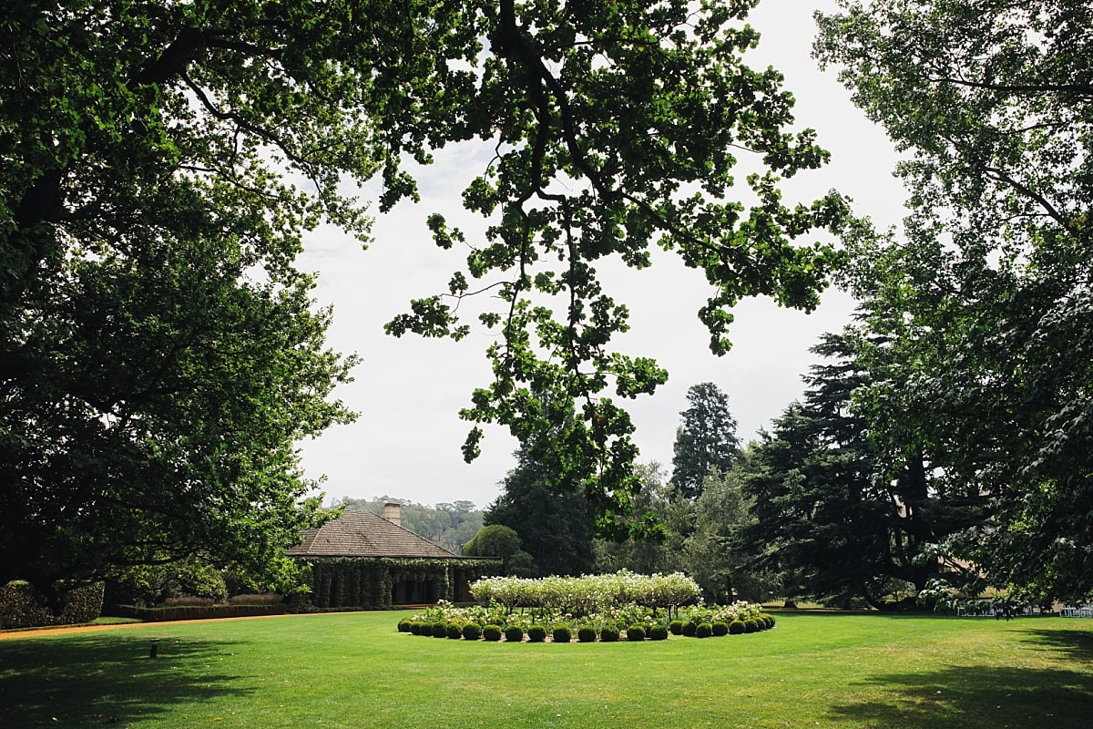The homestead and gardens at Bendooley Estate